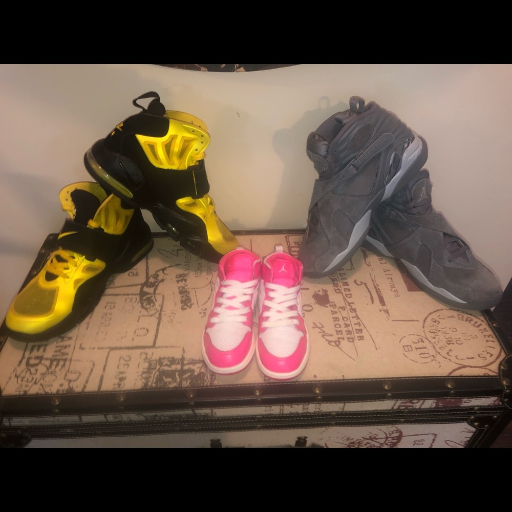 Nike Air Jordan 1 Mid GS Hyper Pink White